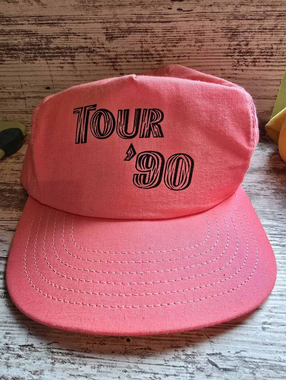 Vintage Tour '90 Pink Trucker Hat